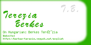 terezia berkes business card